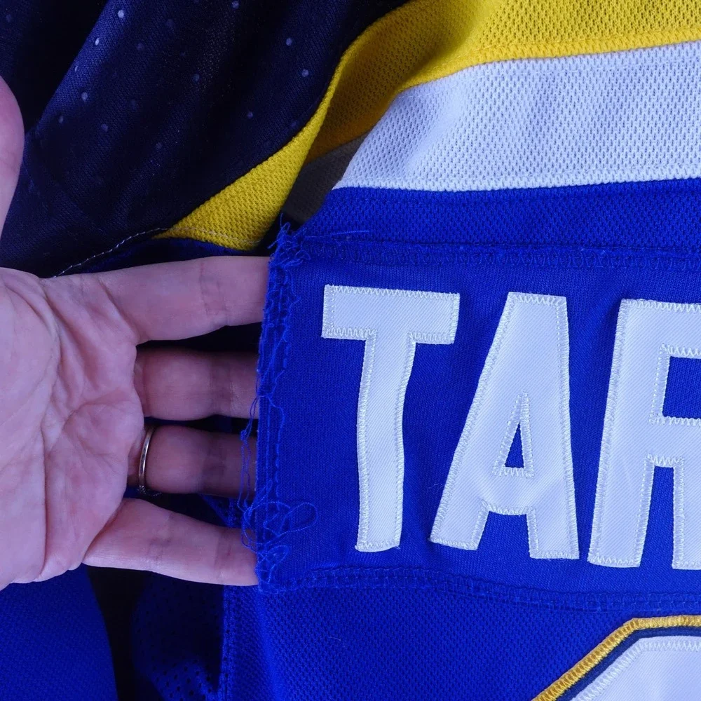 Adidas St Louis Blues Tarasenko 91 Jersey Mens 46 Blue 2019 Stanley Cup Champ